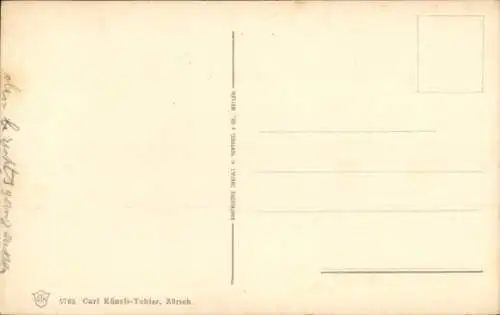 Ak Colonel Fama, Commandant des fortifications de St. Maurice, Geschichte Schweiz, Uniform