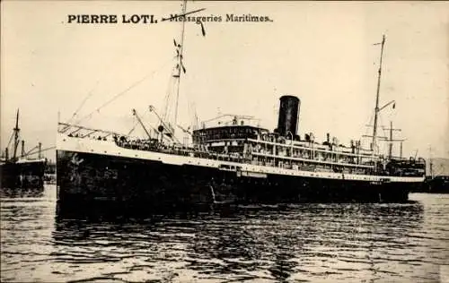 Ak Dampfer Pierre Loti, Messageries Maritimes, ex. Empereur Nicolas I.