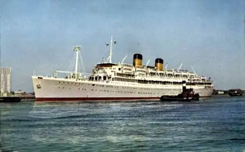 Ak Passagierschiff, MS Johan Van Oldenbarnevelt, Netherlands Steamship Company