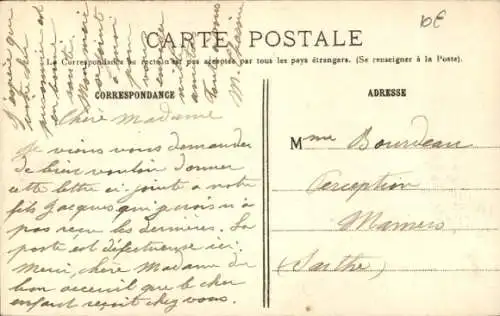 Ak Etrepilly Seine et Marne, Guerre 1914, Maison bombardee