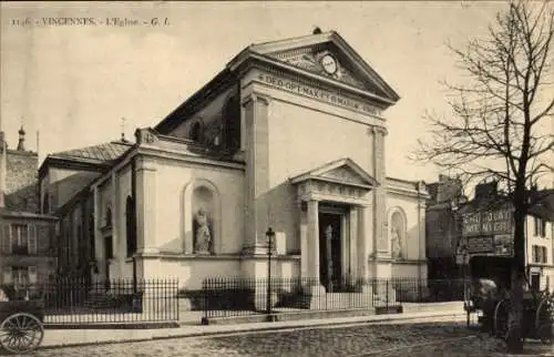 Ak Vincennes Val de Marne, Kirche