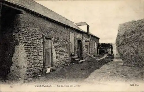 Ak Corancez Eure-et-Loir, Maison du Crime