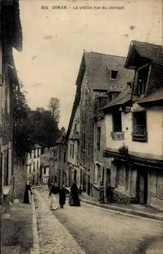 Ak Dinan Côtes d'Armor, La vieille rue du Jerzual