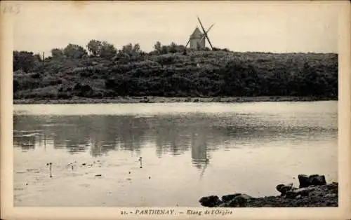 Ak Parthenay Deux Sèvres, Etang de l’Orgere