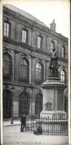 Ak Dijon Côte d’Or, Place Rameau, Museum