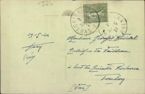 Ak Le Hohwald Alsace Bas Rhin, L’Andlau