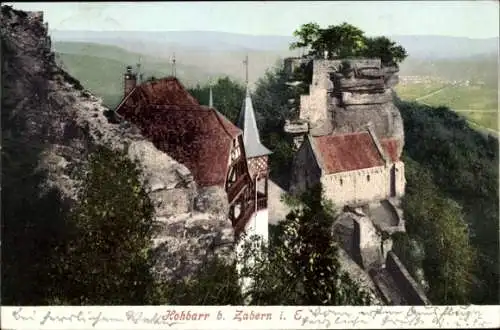 Ak Saverne Zabern Elsass Bas Rhin, Château du Haut-Barr, Burg Hohbarr