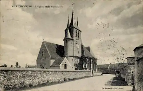 Ak Richebourg-Yvelines, Kirche