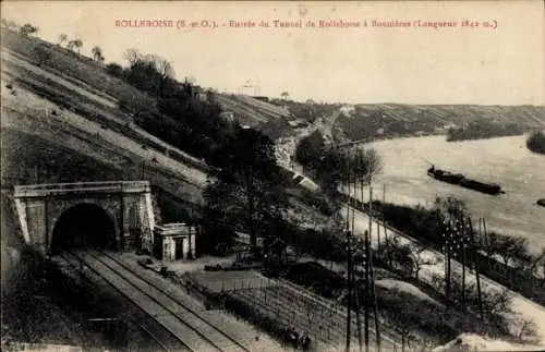 Ak Rolleboise Yvelines, Tunneleingang