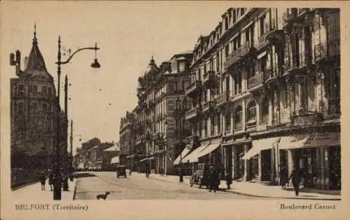 Ak Belfort Beffert Beffort Territoire de Belfort, Boulevard Carnot