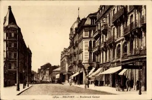 Ak Belfort Beffert Beffort Territoire de Belfort, Boulevard Carnot