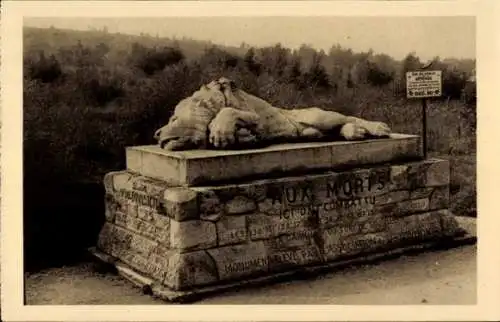 Ak Fleury vor Douaumont Meuse, Denkmal der Chapelle Sainte Fine