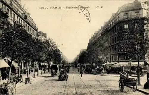 Ak Paris IX.,Arrondissement Opéra, Boulevard Magenta