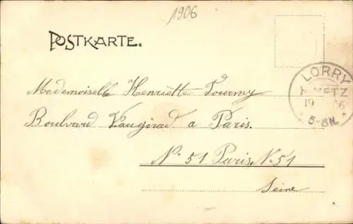 Ak Metz Moselle, Kathedrale