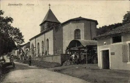 Ak Dommartin Meurthe et Moselle, Kirche