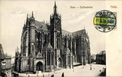 Ak Metz Moselle, Dom, Kathedrale