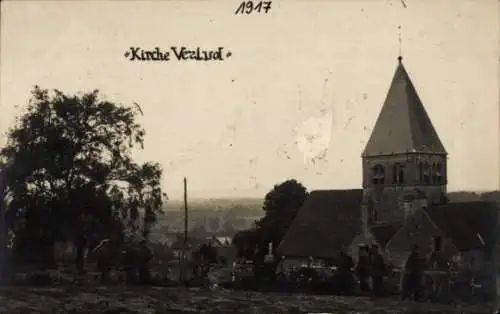 Ak Veslud Aisne, Kirche