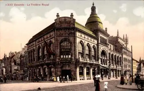 Ak Ostende Ostende Westflandern, Theatre Royal