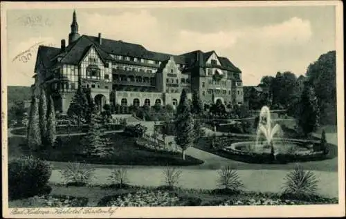 Ak Kudowa Zdrój Bad Kudowa Schlesien, Kurhotel Fürstenhof