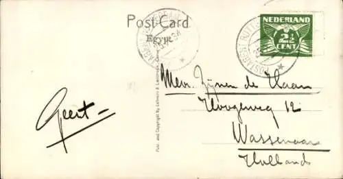 Ak Port Said Ägypten, Casino, Wellenbrecher