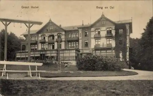 Ak Berg en Dal Gelderland Niederlande, großes Hotel