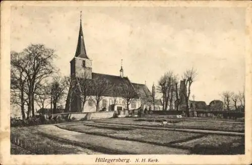 Ak Hillegersberg Rotterdam Südholland, N. H. Kirche