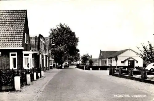 Ak Hagestein Vijfheerenlanden Utrecht, Dorpsstraat