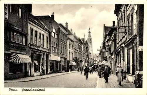 Ak Breda Nordbrabant Niederlande, Ginnekenstraat