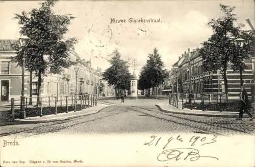 Ak Breda Nordbrabant Niederlande, Nieuwe Ginnekenstraat