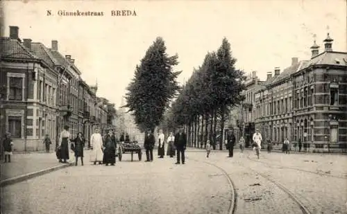 Ak Breda Nordbrabant Niederlande, Nieuwe Ginnekenstraat