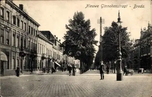 Ak Breda Nordbrabant Niederlande, Nieuwe Ginnekenstraat