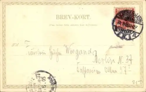 Passepartout Litho København Kopenhagen Dänemark, Tivoli, Indgang