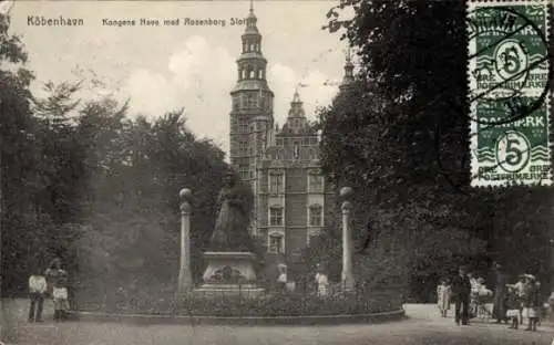 Ak København Kopenhagen Dänemark, Kongens Have, Rosenborg Slot