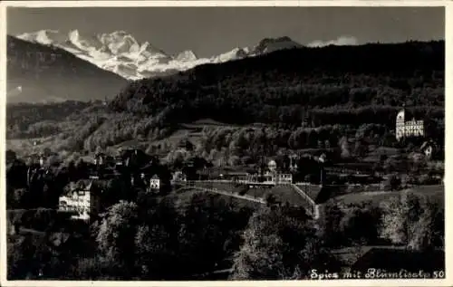 Ak Spiez am Thuner See Kanton Bern, Blümlialp