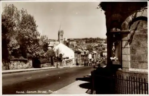 Ak Truro Cornwall England, Lemon Street