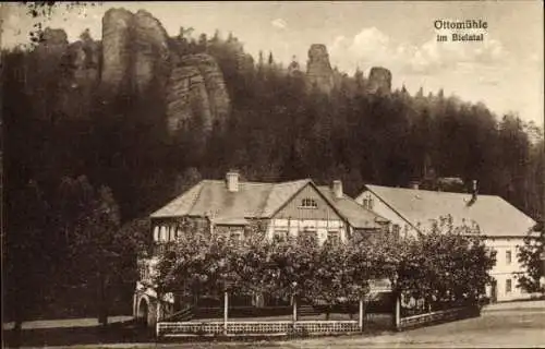 Ak Gorisch, Partie an der Ottomühle, Berg, Bieletal