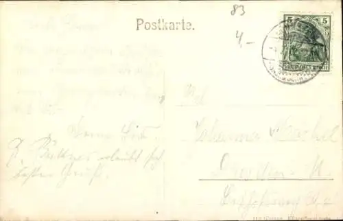 Ak Hohnstein in der Sächsischen Schweiz, Pension Polenztal