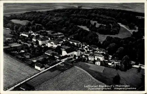 Ak Ebersdorf in Thüringen, Luftaufnahme Südlicher Ortsteil