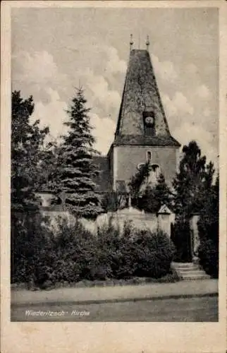 Ak Leipzig Wiederitzsch in Sachsen, Ansicht der Kirche