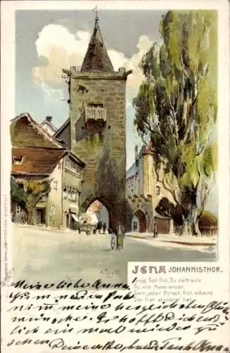 Künstler Litho Jena in Thüringen, Johannistor