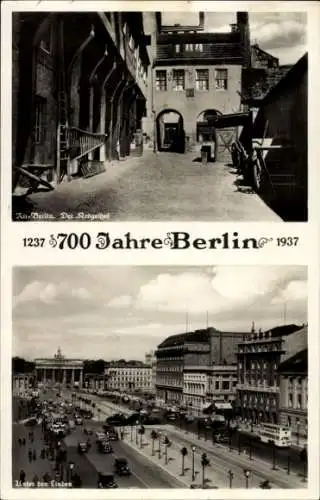 Ak Berlin Mitte, Der Krögelhof, Unter den Linden, 700 Jahre