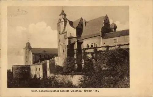 Ak Glauchau Kr. Zwickau, Schönburgsches Schloss