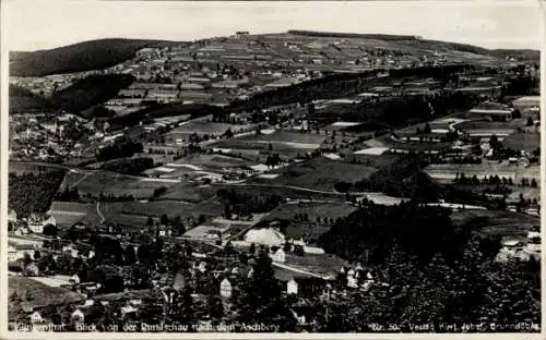 Ak Klingenthal im Vogtland, Panorama v. der Rundschau, Aschberg, Brunndöbra, Sachsenberg Georgenthal