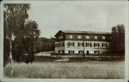 Ak Großsteinberg Grethen Parthenstein in Sachsen, Leipziger Naturfreundehaus