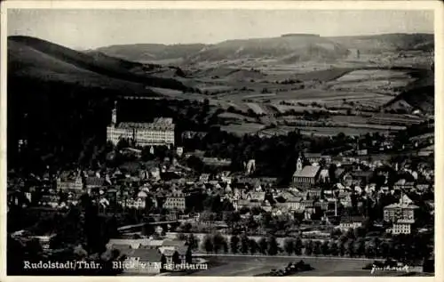 Ak Rudolstadt in Thüringen, Blick vom Marienturm