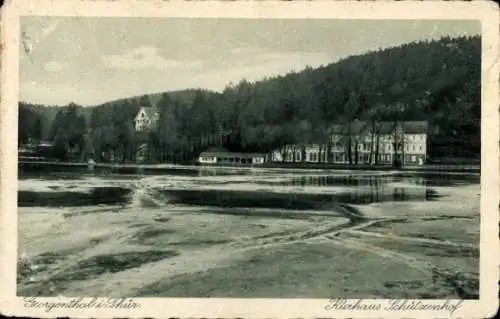 Ak Georgenthal Thüringen, Kurhaus Schützenhof