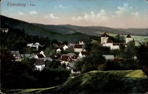 Ak Elgersburg in Thüringen, Panorama