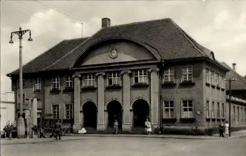 Ak Senftenberg in der Niederlausitz, Hauptbahnhof