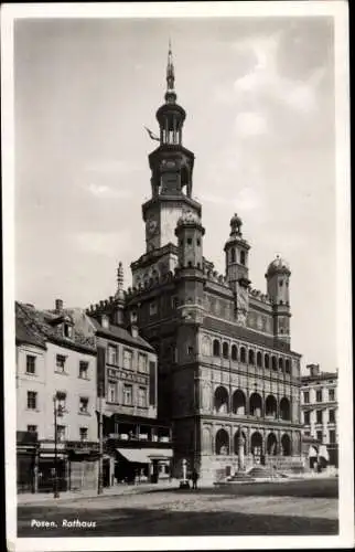 Ak Poznań Posen, Rathaus