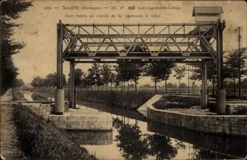 Ak Saint Capraise de Lalinde Dordogne, Usine Hydro Electrique de Tuilleres, Tuilières